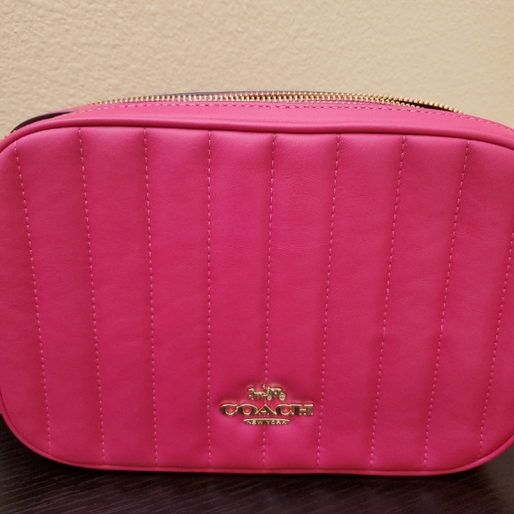 Coach Jes Crossbody Linear Quilting Leather - Picture 2 of 12